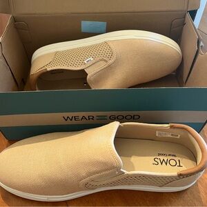 Toms Tan Loafers & Slip-Ons New in Box